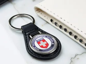 HRE Cadena de Llaves Cuero Duradero Mínimo Toque Lujo